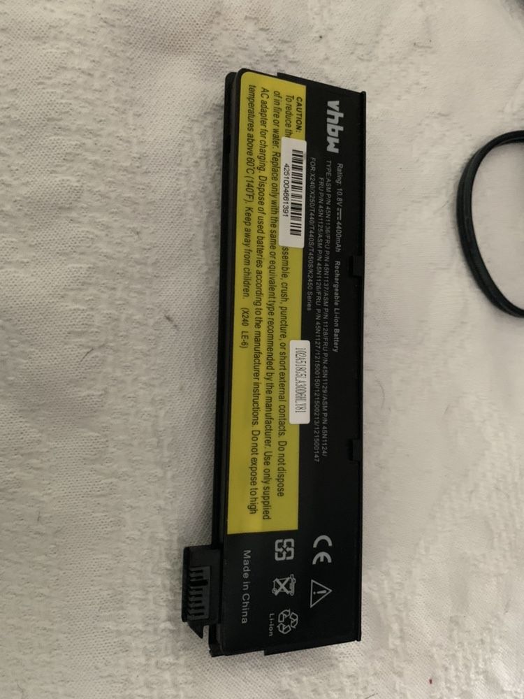 baterias para LENOVO HP E TOSHIBA novas na caixa E cady para discos